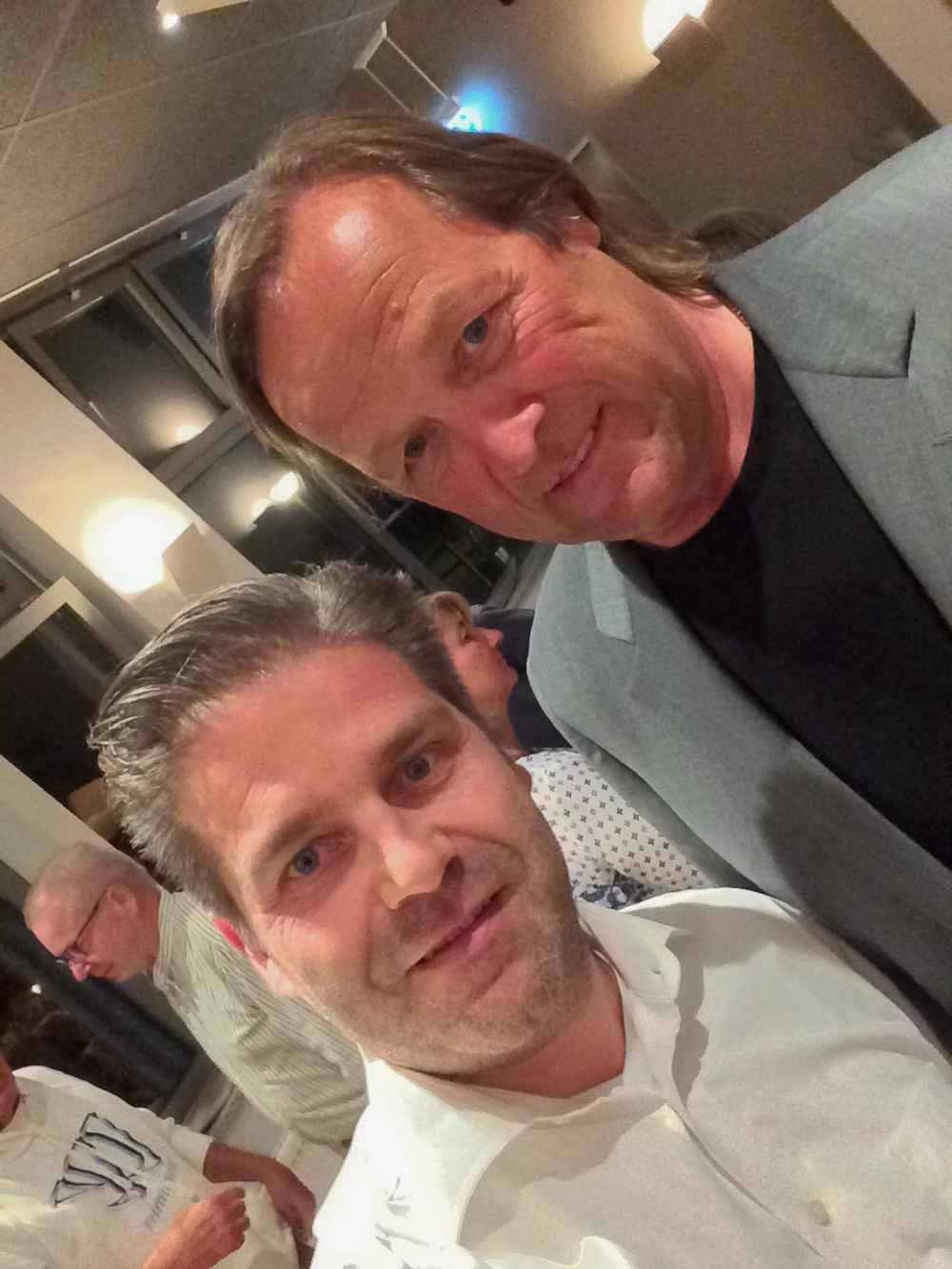 Hanns mit Erich Kühnhackl