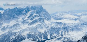 Marmolata - Ausblick nach Süden (Foto: Hanns Gröner)