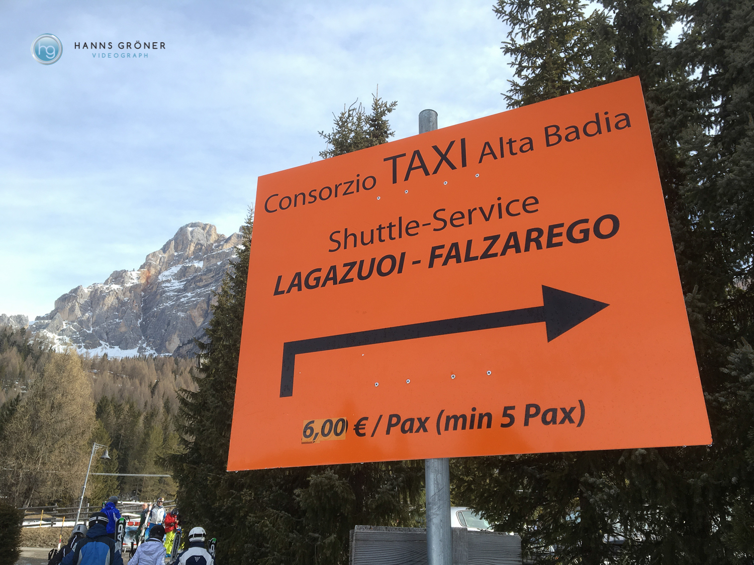 Taxi in Armentarola (Foto: Hanns Gröner)