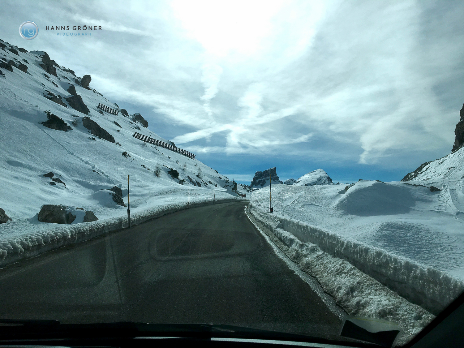 Passtrasse zum Falzarego (Foto: Hanns Gröner)