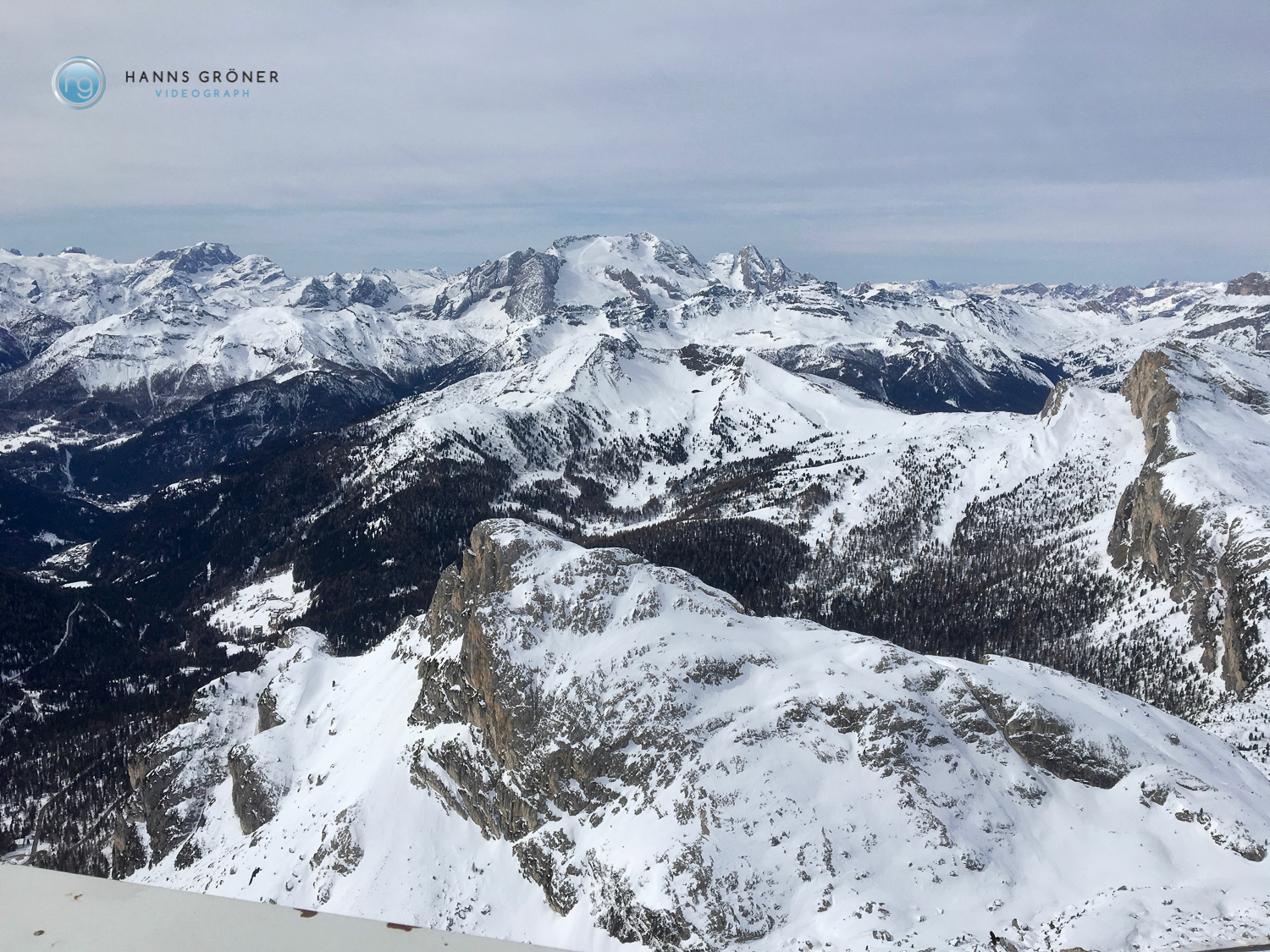 Abfahrt vom Lagazuoi nach Armentarola (Foto: Hanns Gröner)