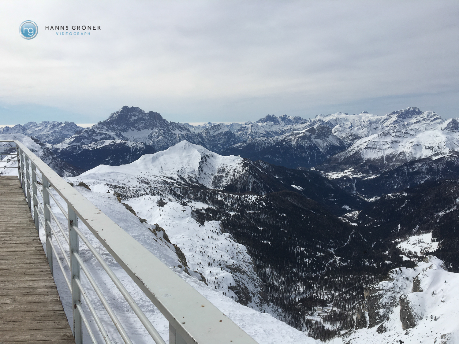 Abfahrt vom Lagazuoi nach Armentarola (Foto: Hanns Gröner)