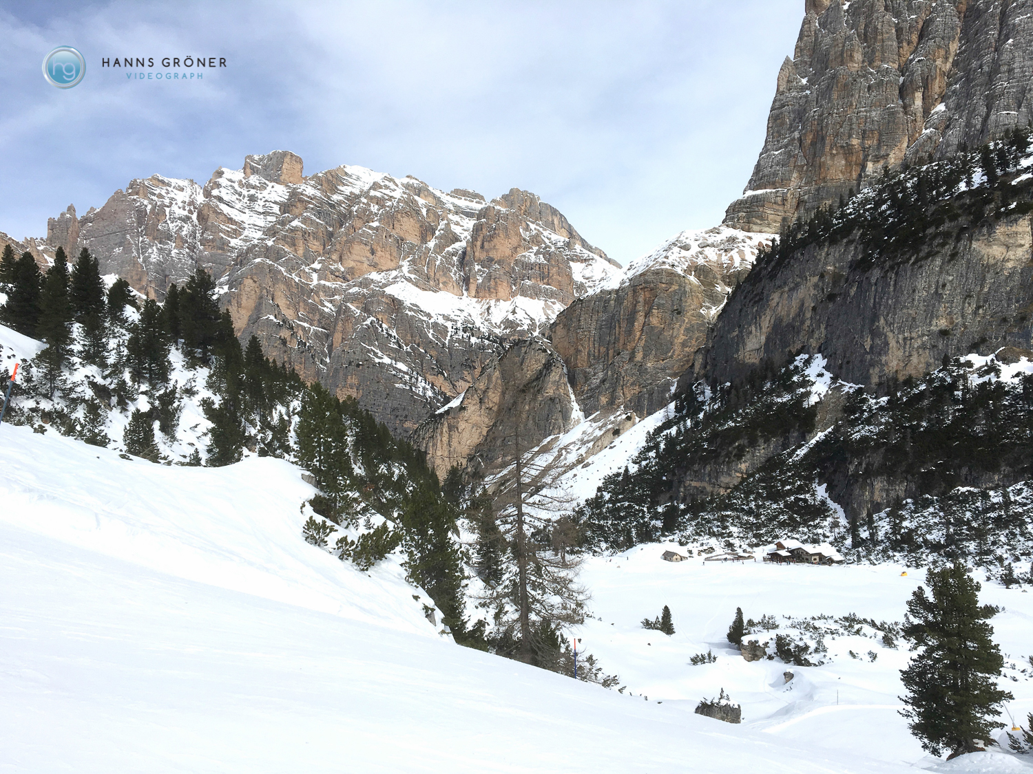 Abfahrt vom Lagazuoi nach Armentarola (Foto: Hanns Gröner)
