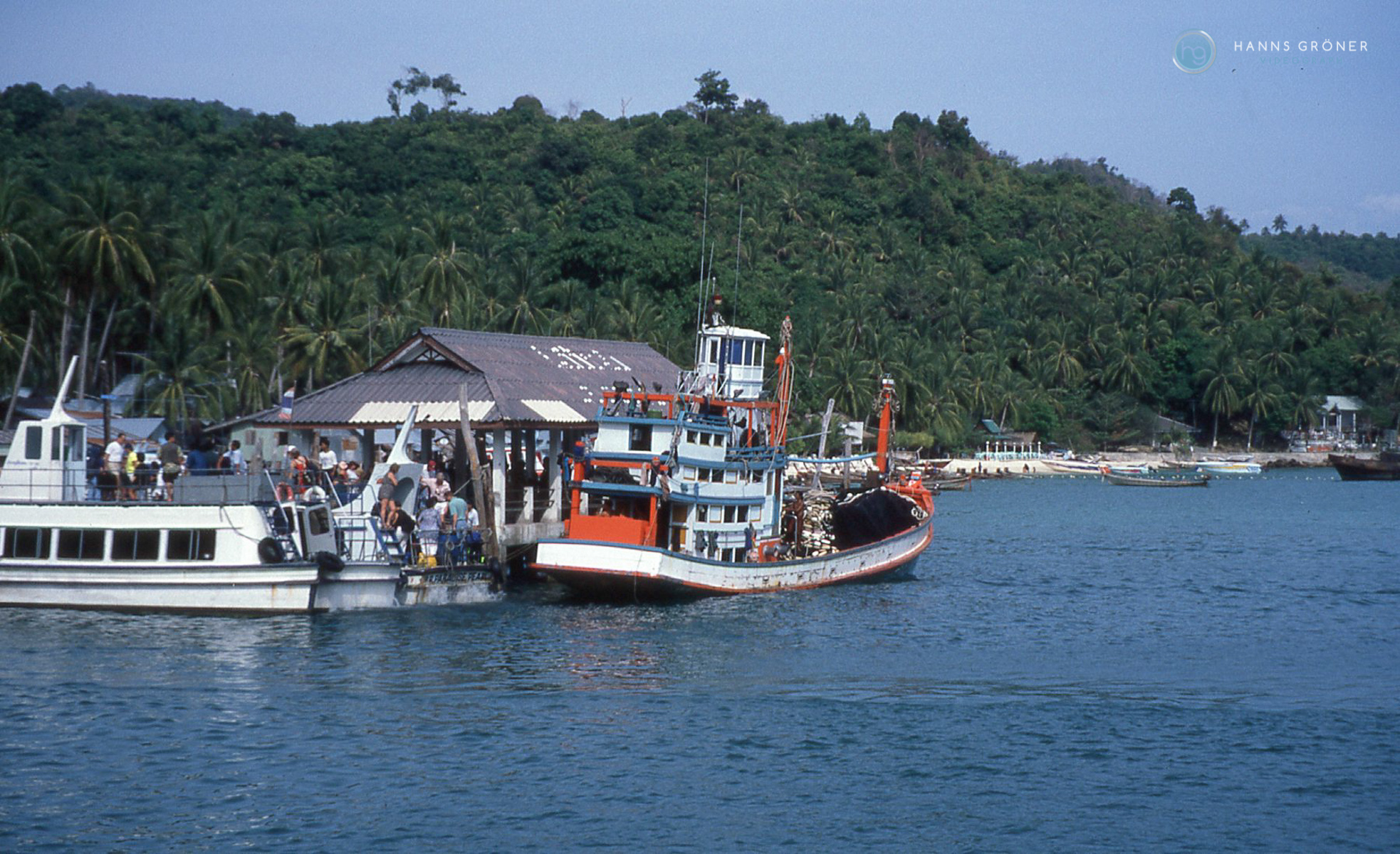 Anleger Ko Phi Phi Don (1997, Foto: Hanns Gröner)