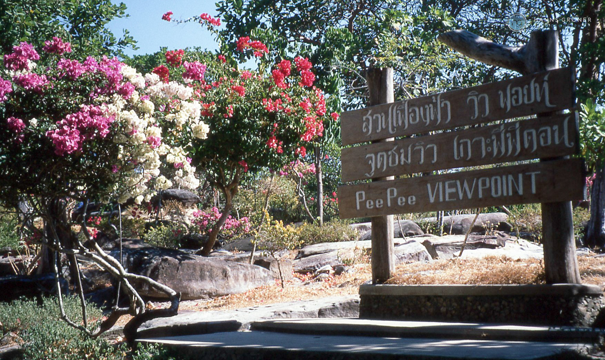 Ko Phi Phi Don View Point (1997, Foto: Hanns Gröner)