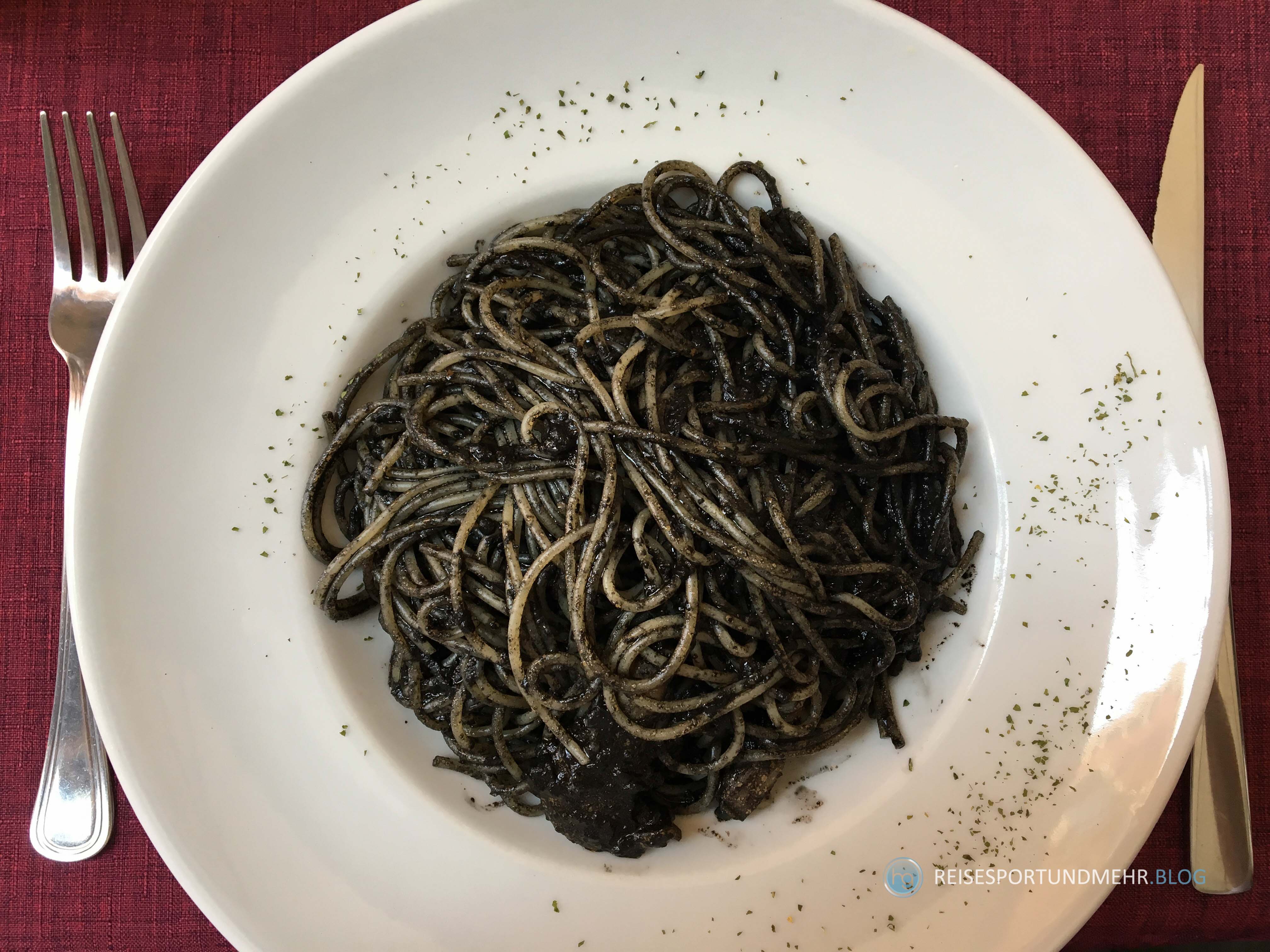 Venedig 2017 - Lieblingsgericht - Spaghetti al nero di seppia (Foto: Hanns Gröner)