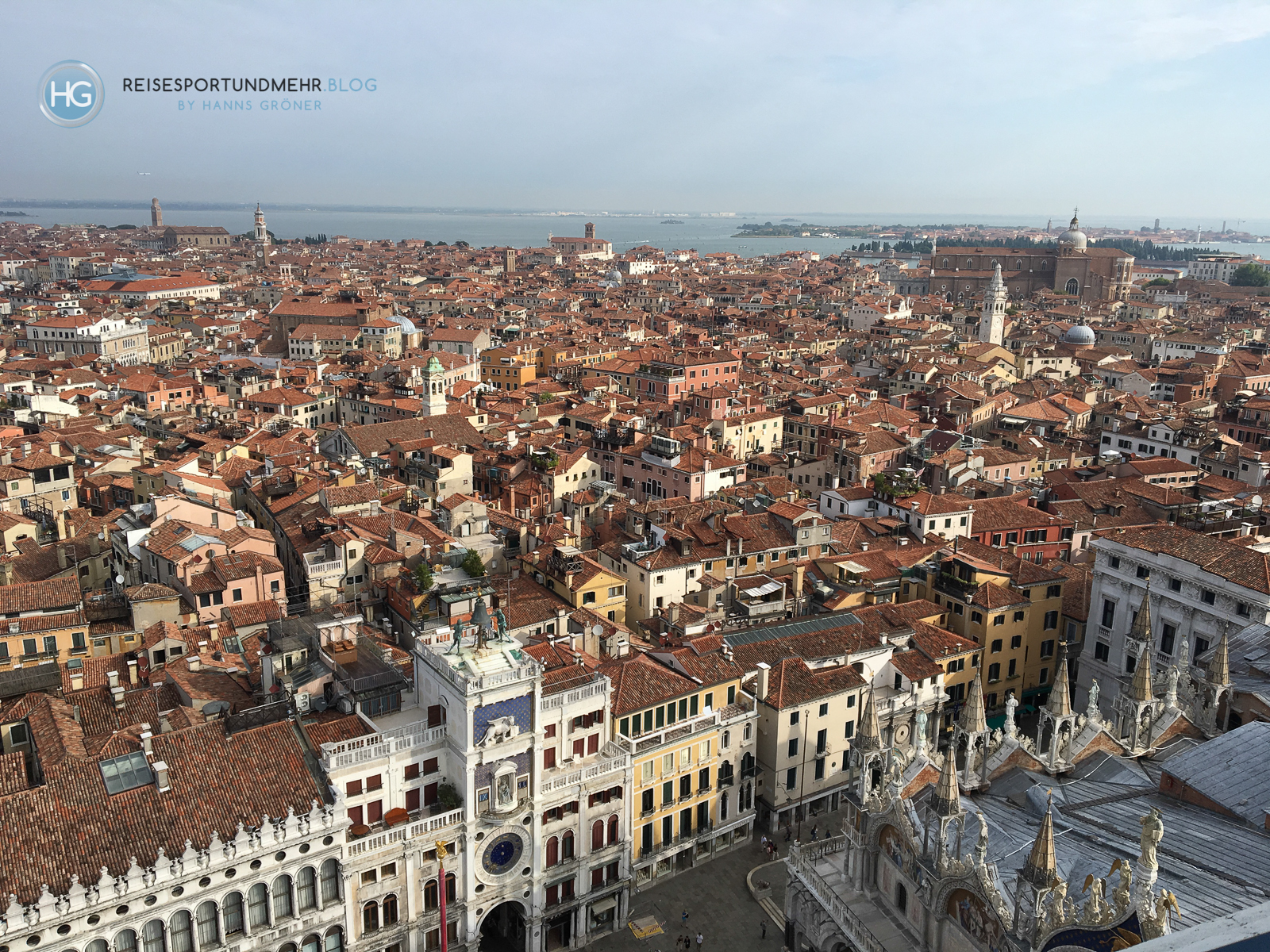 Blick vom Glockenturm San Marco auf Venedig (Foto: Hanns Gröner)