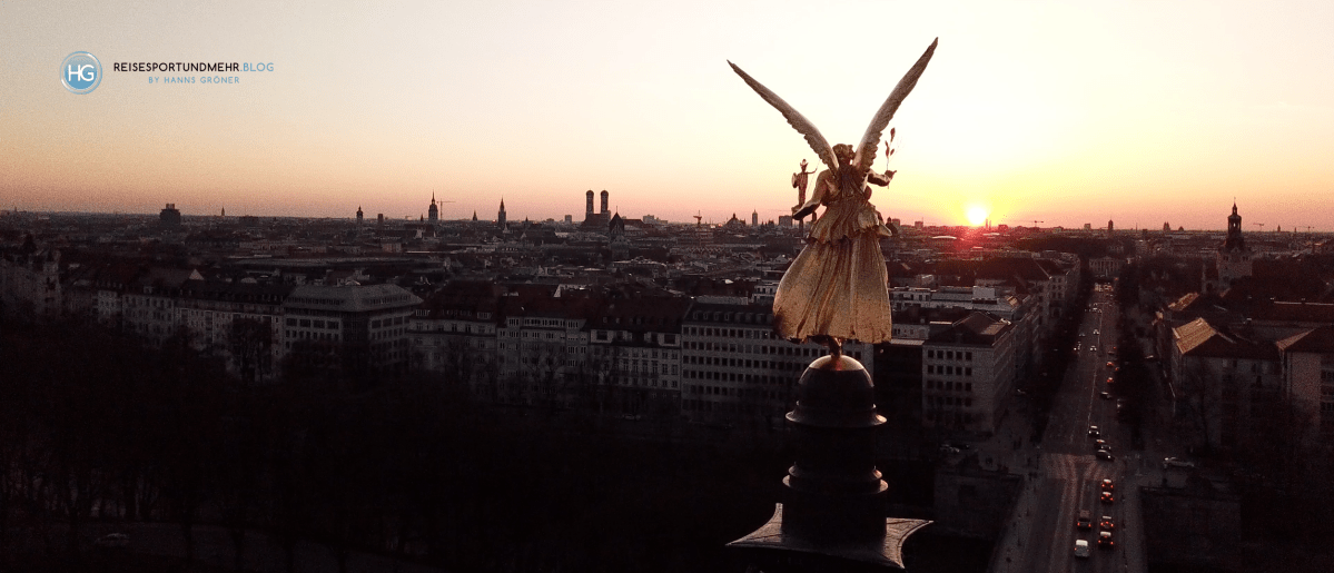 Friedensengel vor der Stadt im April 2018 (Foto: Hanns Gröner)