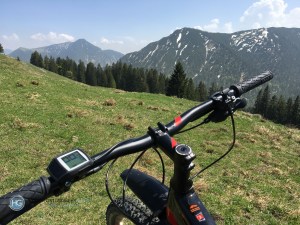 Mit dem eMTB vom Söllbachtal zur Aueralm (Foto: Hanns Gröner)
