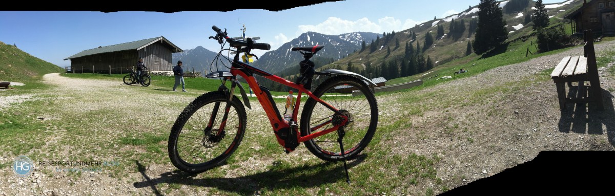 Mit dem eMTB vom Söllbachtal zur Aueralm (Foto: Hanns Gröner)