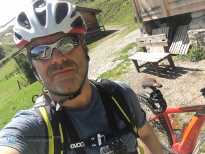 Mit dem eMTB vom Söllbachtal zur Aueralm (Foto: Hanns Gröner)