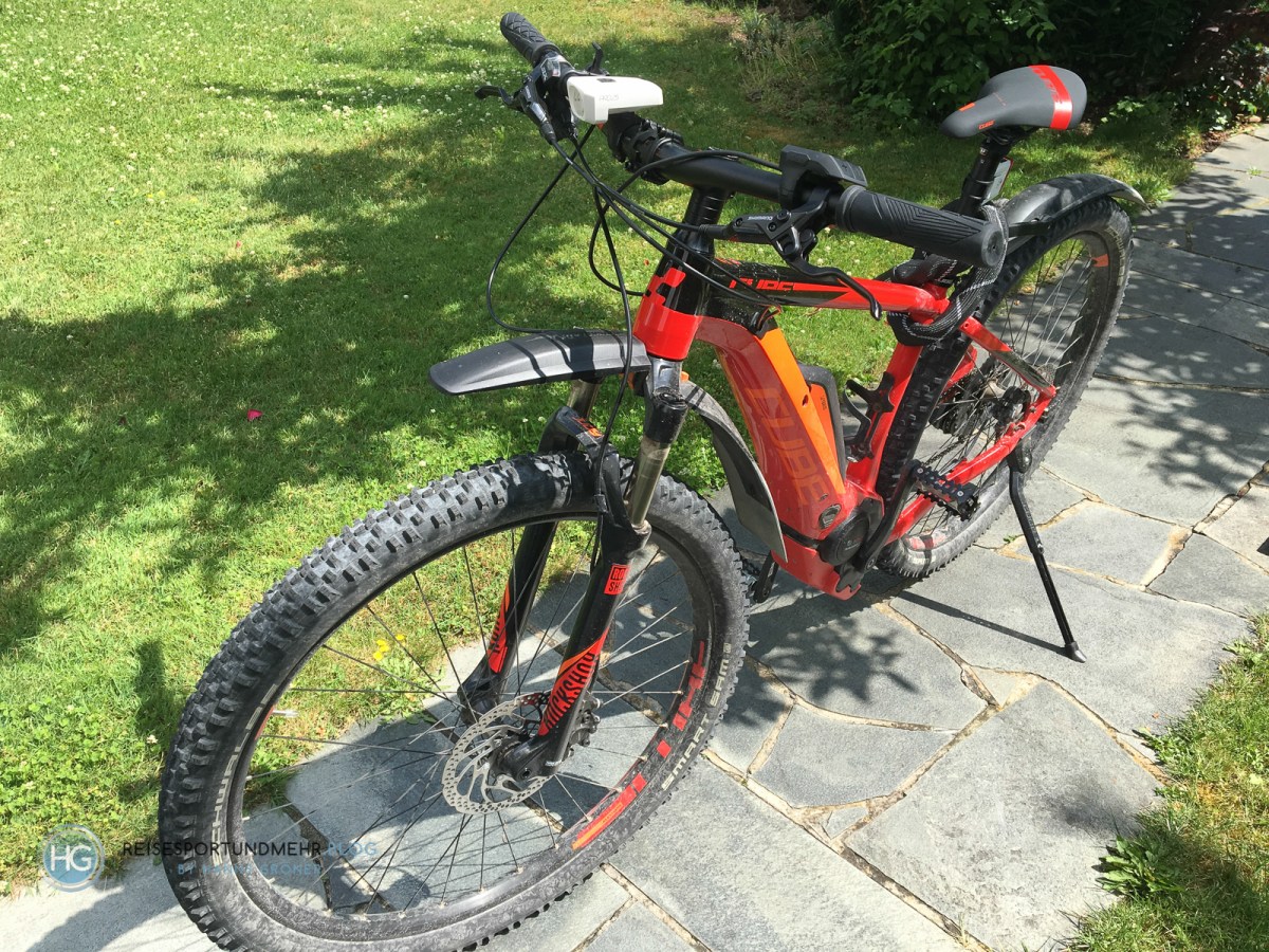 Cube e-MTB mit Cube Beleuchtungsset Pro 25 (Foto: Hanns Gröner)