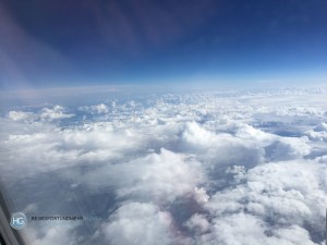 Flug von Venedig nach Berlin - Pokalfinale 2018 - über der Lagune von Venedig(Foto: Hanns Gröner)
