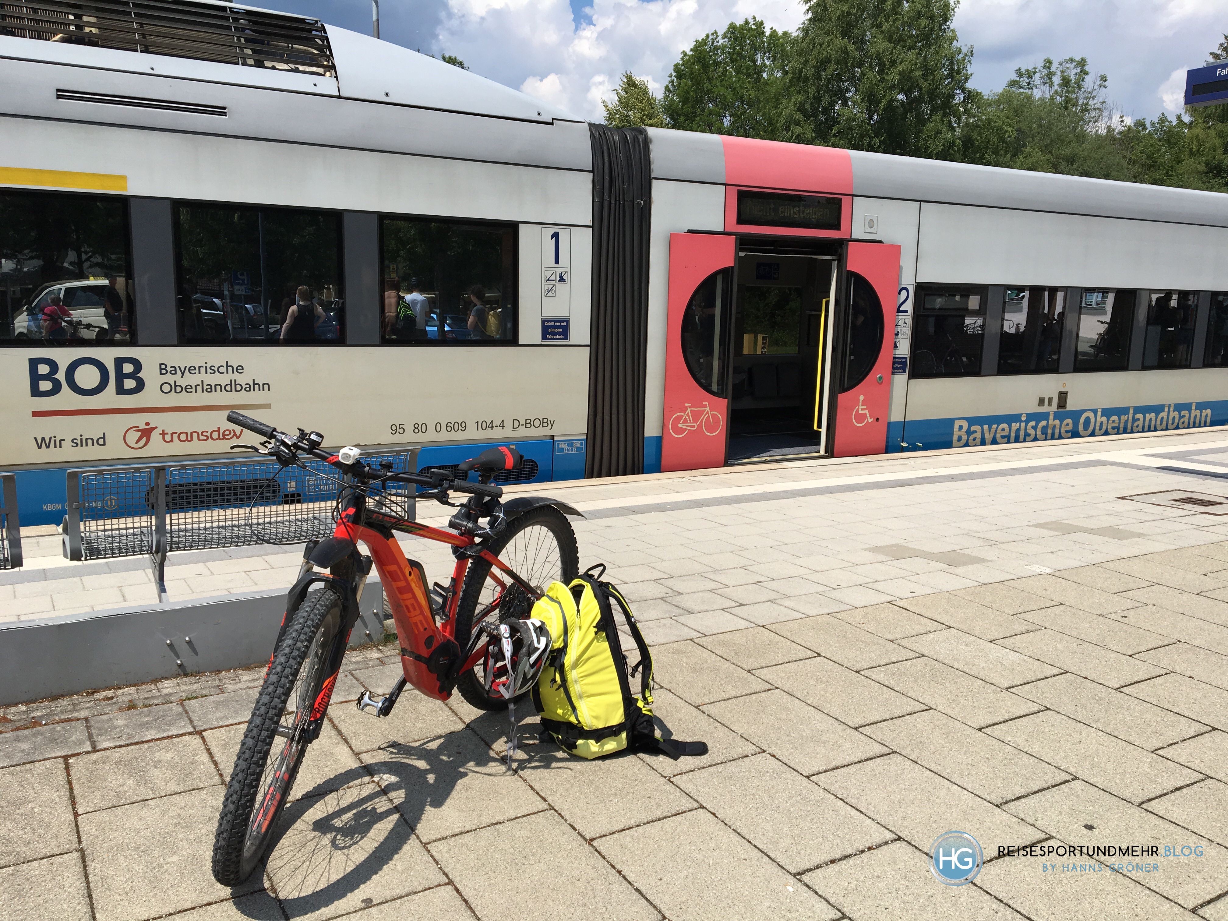 Mit dem eMTB von Lenggries nach Gmund (Foto: Hanns Gröner)