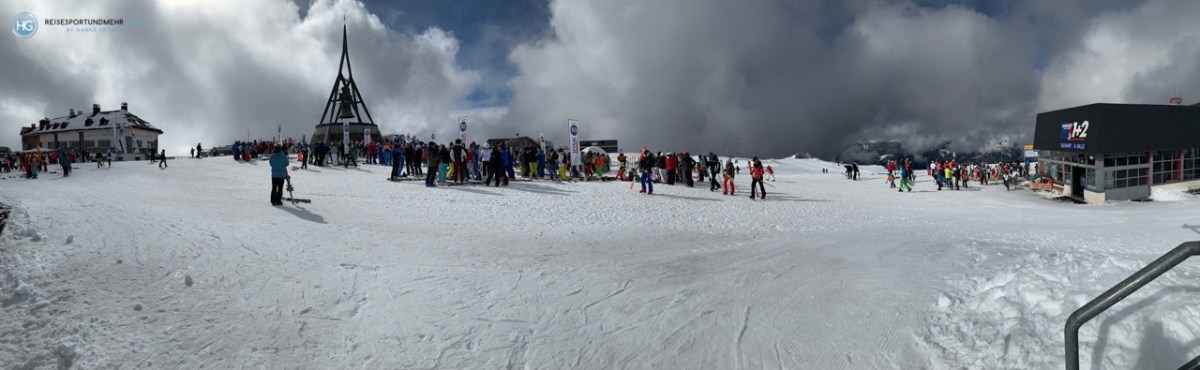 Skifahren in Südtirol im April 2019 - Kronplatz (Foto: Hanns Gröner)