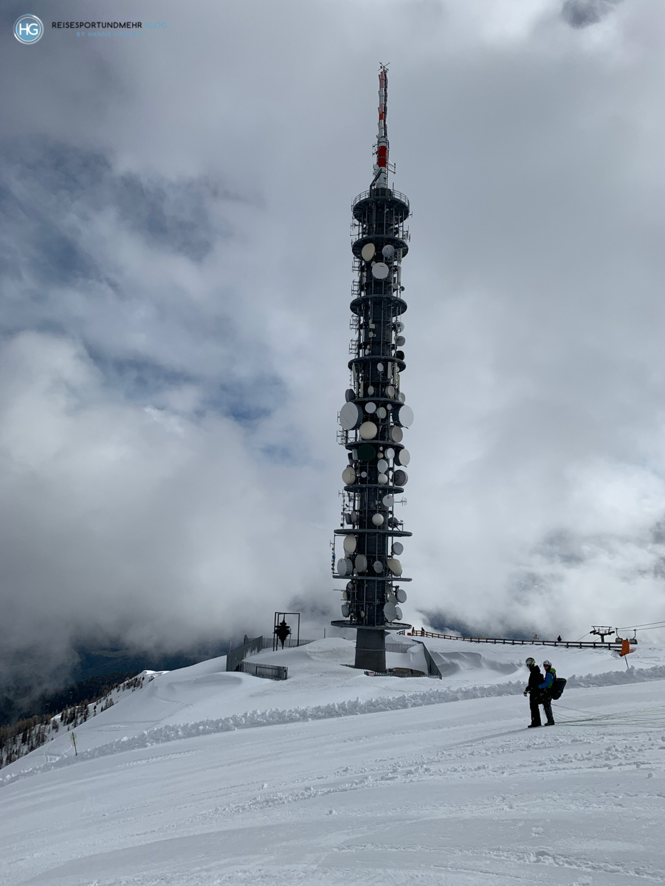 Skifahren in Südtirol im April 2019 - Kronplatz (Foto: Hanns Gröner)