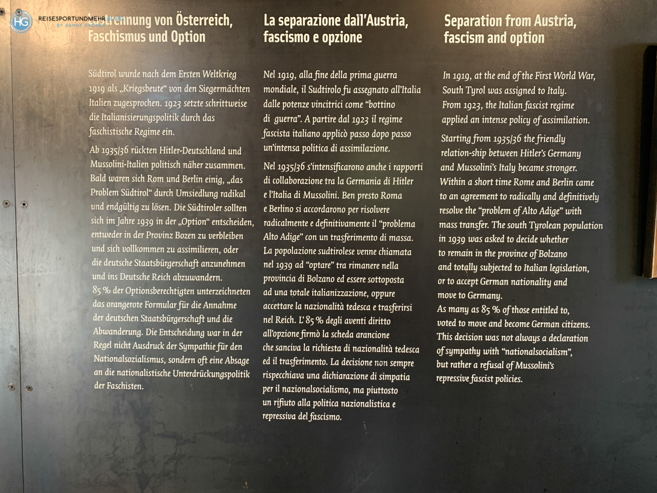 Messner Mountain Museum Firmian bei Bozen im Juni 2019 (Foto: Hanns Gröner)