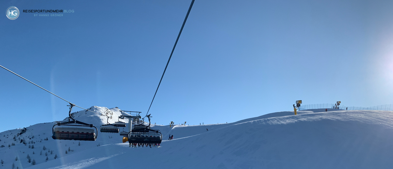 Dolomiten im Januar 2020 - Blick auf den Helm (Foto: Hanns Gröner)