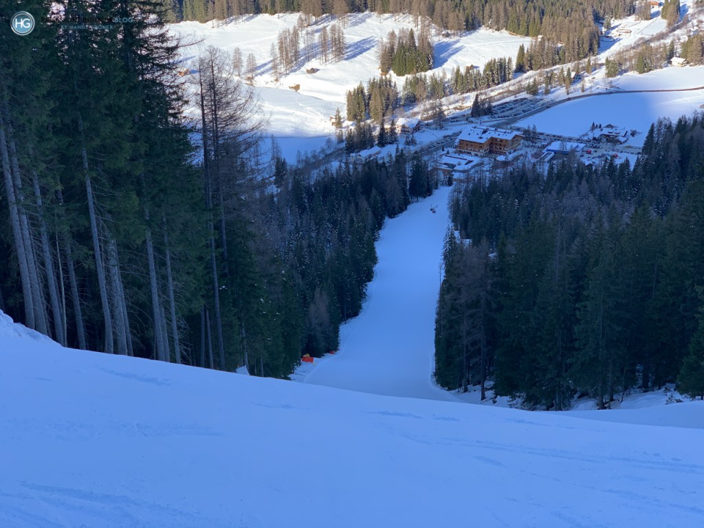 Skigebiet Drei Zinnen - Abfahrt Holzriese (Foto: Hanns Gröner)