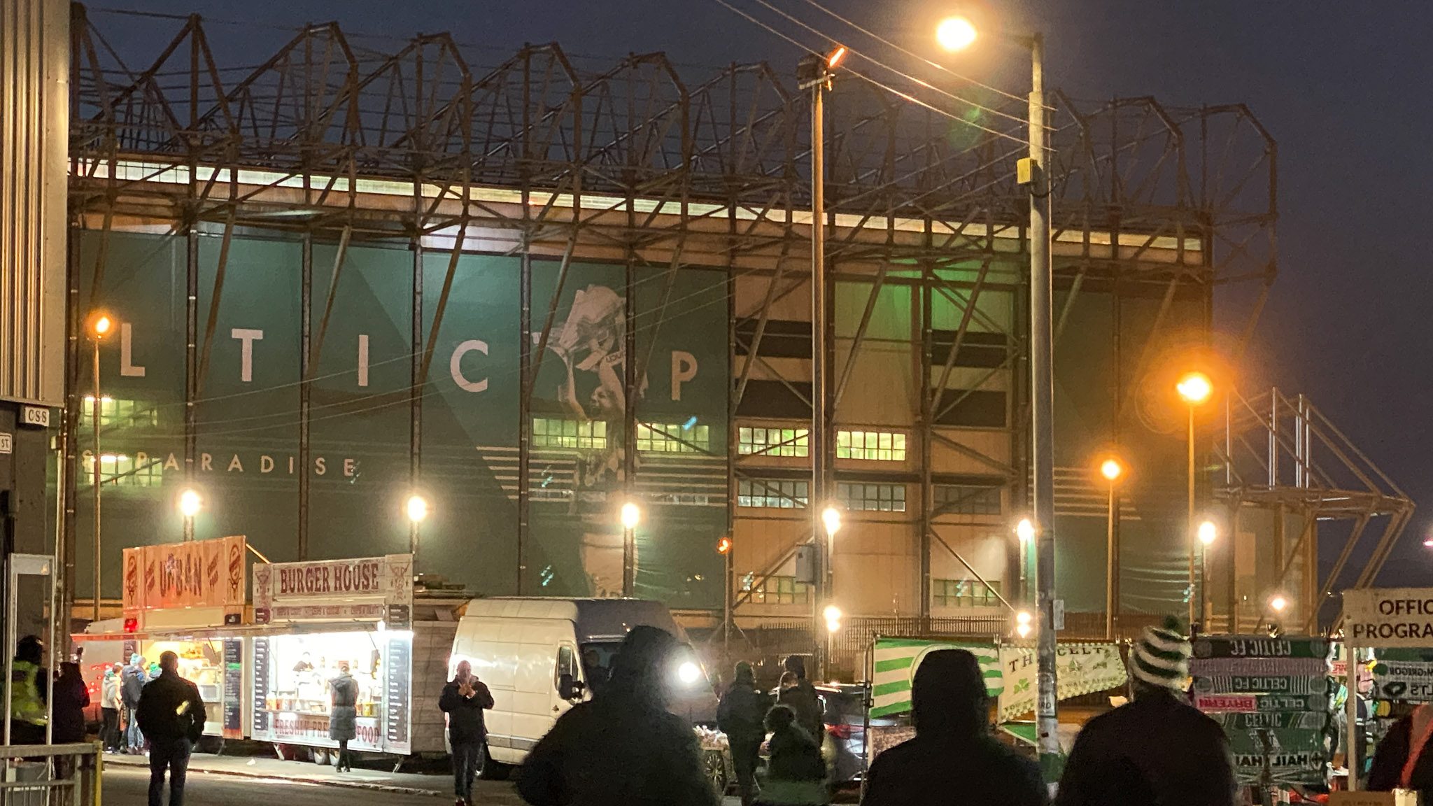 Glasgow Celtic Park im Februar 2025 (Foto: Hanns Gröner)