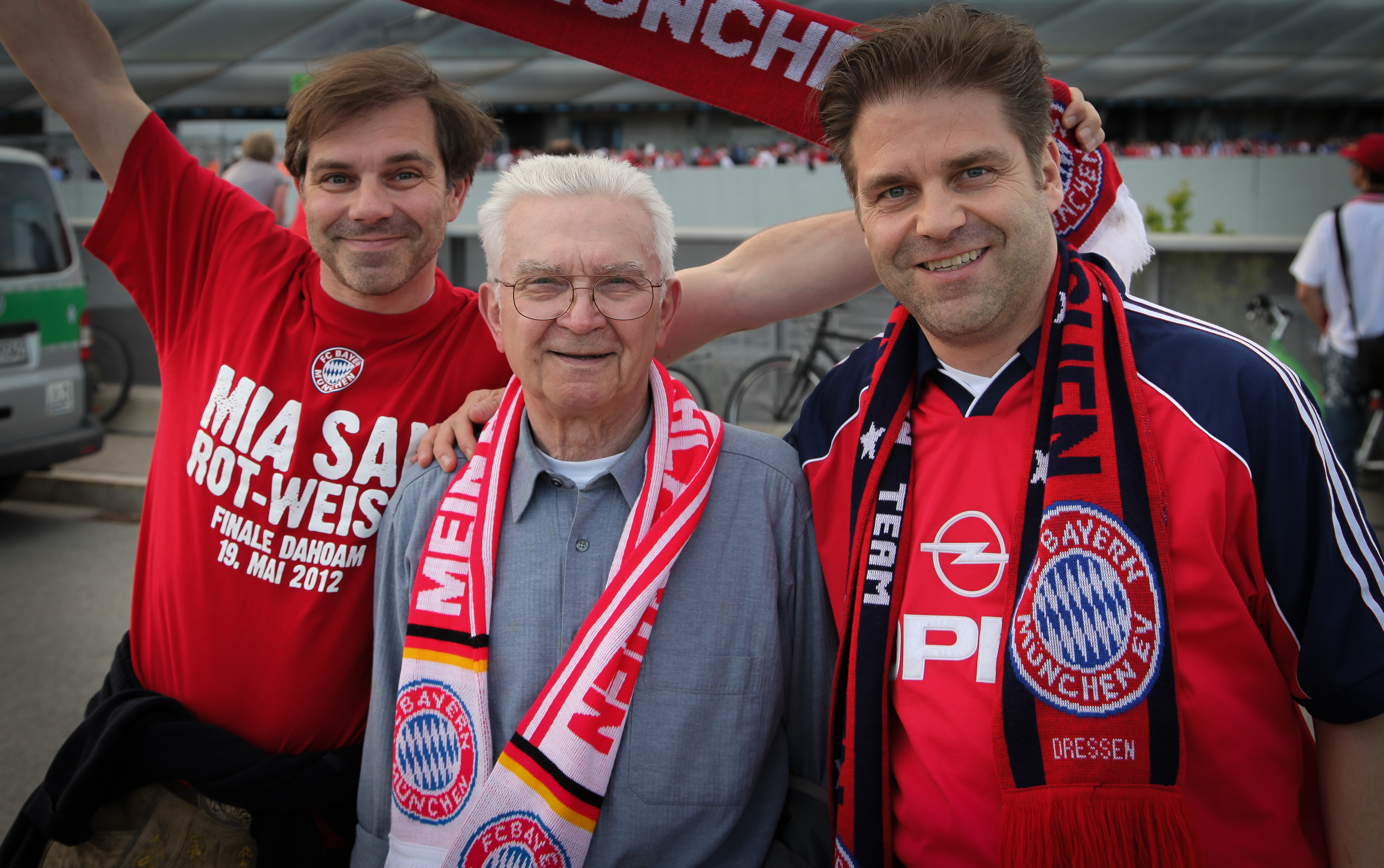 Vor dem Champions League Finale 2012 in München