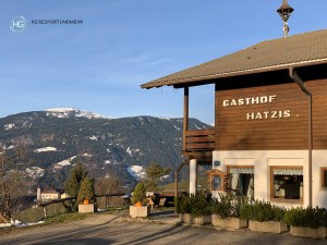 Gasthof Hatzis bei Lajen im Dezember 2019 (Foto: Hanns Gröner)