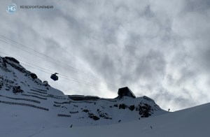 Dolomiten im Dezember 2019 - Bergstation der Porta Vescovo (Foto: Hanns Gröner)