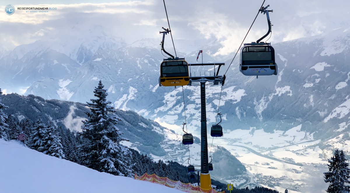 Zillertal im Januar 2020 – Rosenalmbahn in Zell am Ziller (Foto: Hanns Gröner)
