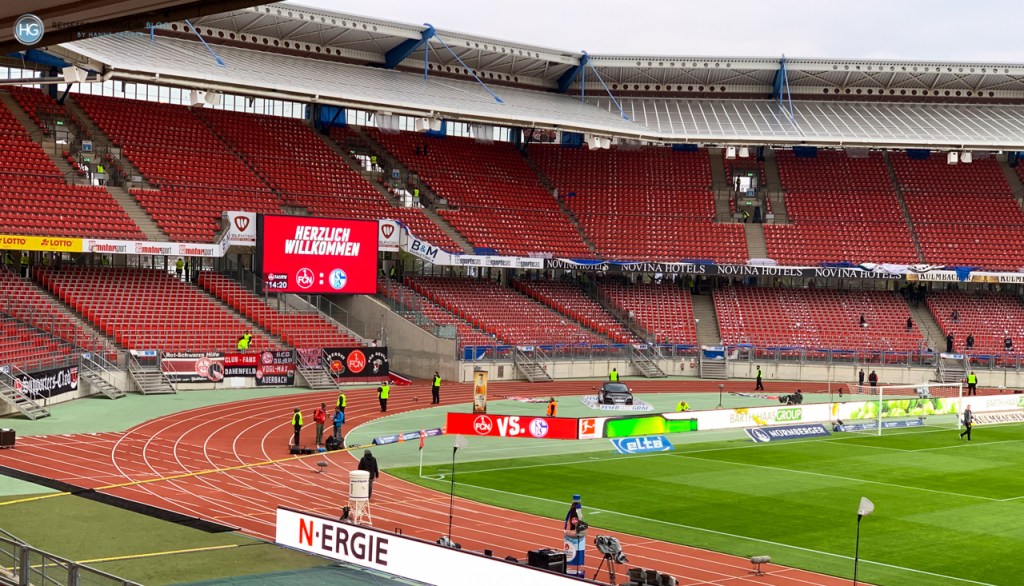 1. FCN - Schalke 04 im April 2019 (Foto: Hanns Gröner)