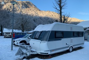 Wintercamping im März 2020 (Foto: Hanns Gröner)