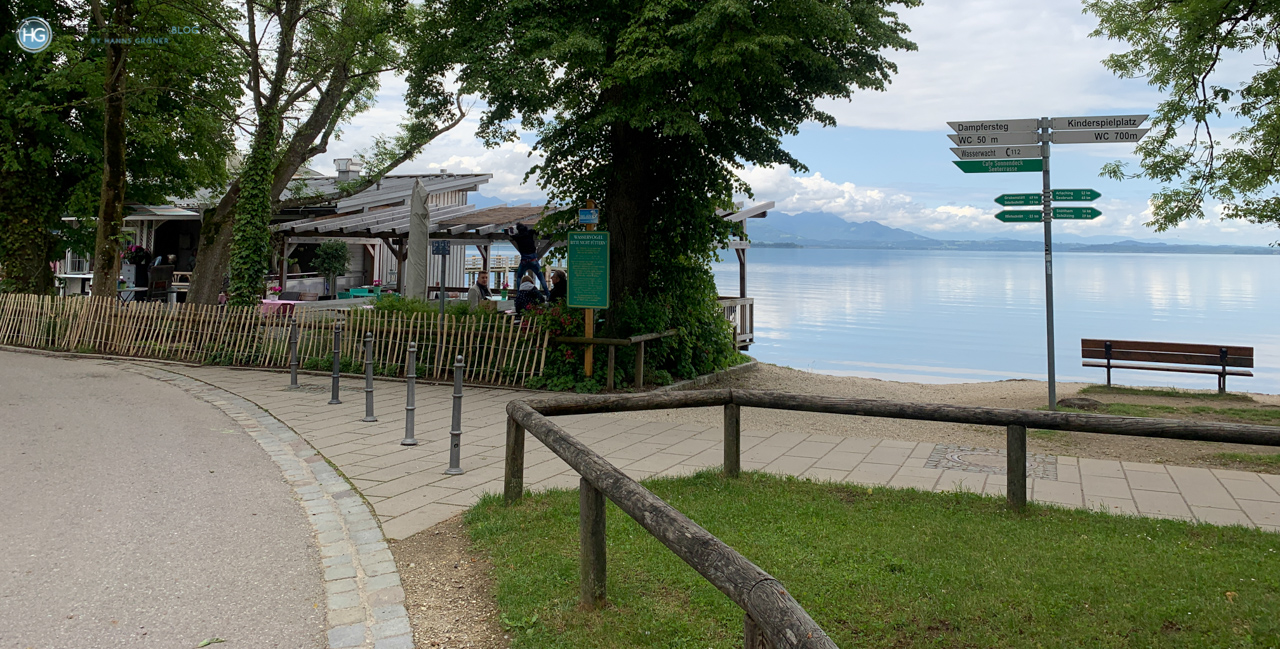 Mit dem Crossbike um den Chiemsee im Mai 2020 (Foto: Hanns Gröner)