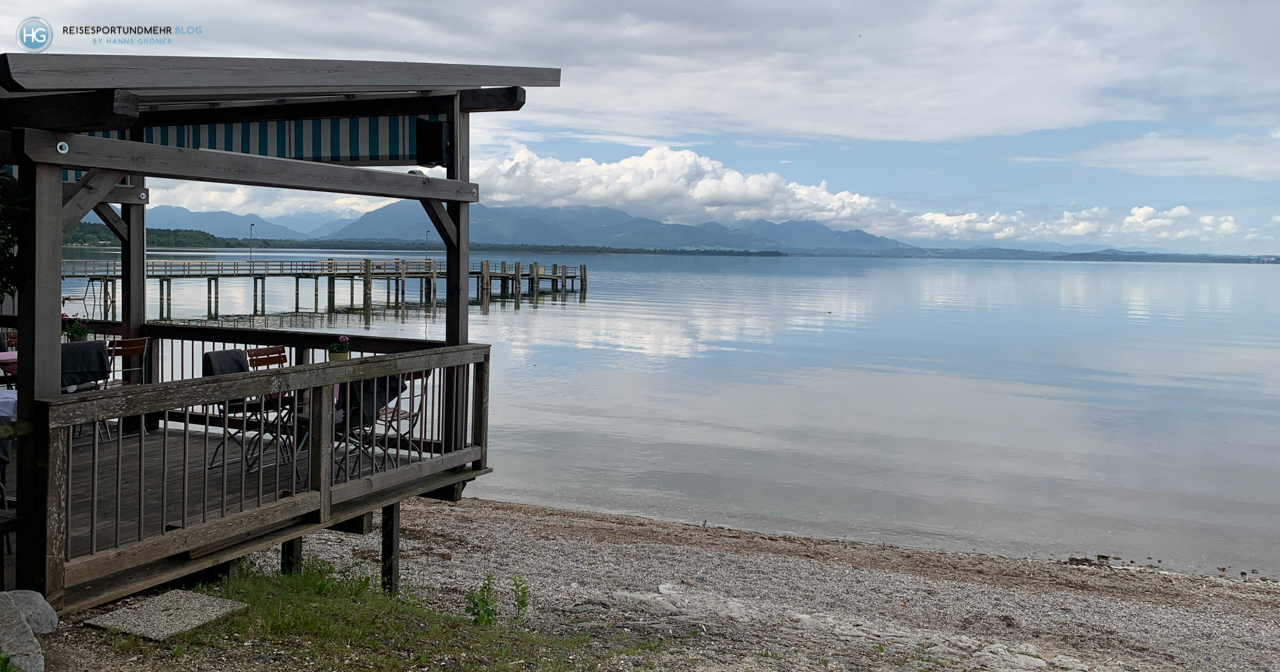 Mit dem Crossbike um den Chiemsee im Mai 2020 (Foto: Hanns Gröner)