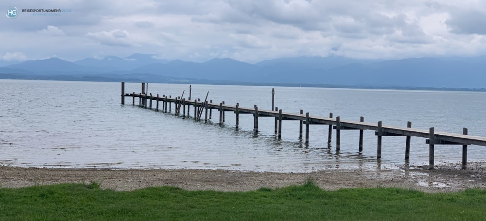 Mit dem Crossbike um den Chiemsee im Mai 2020 (Foto: Hanns Gröner)