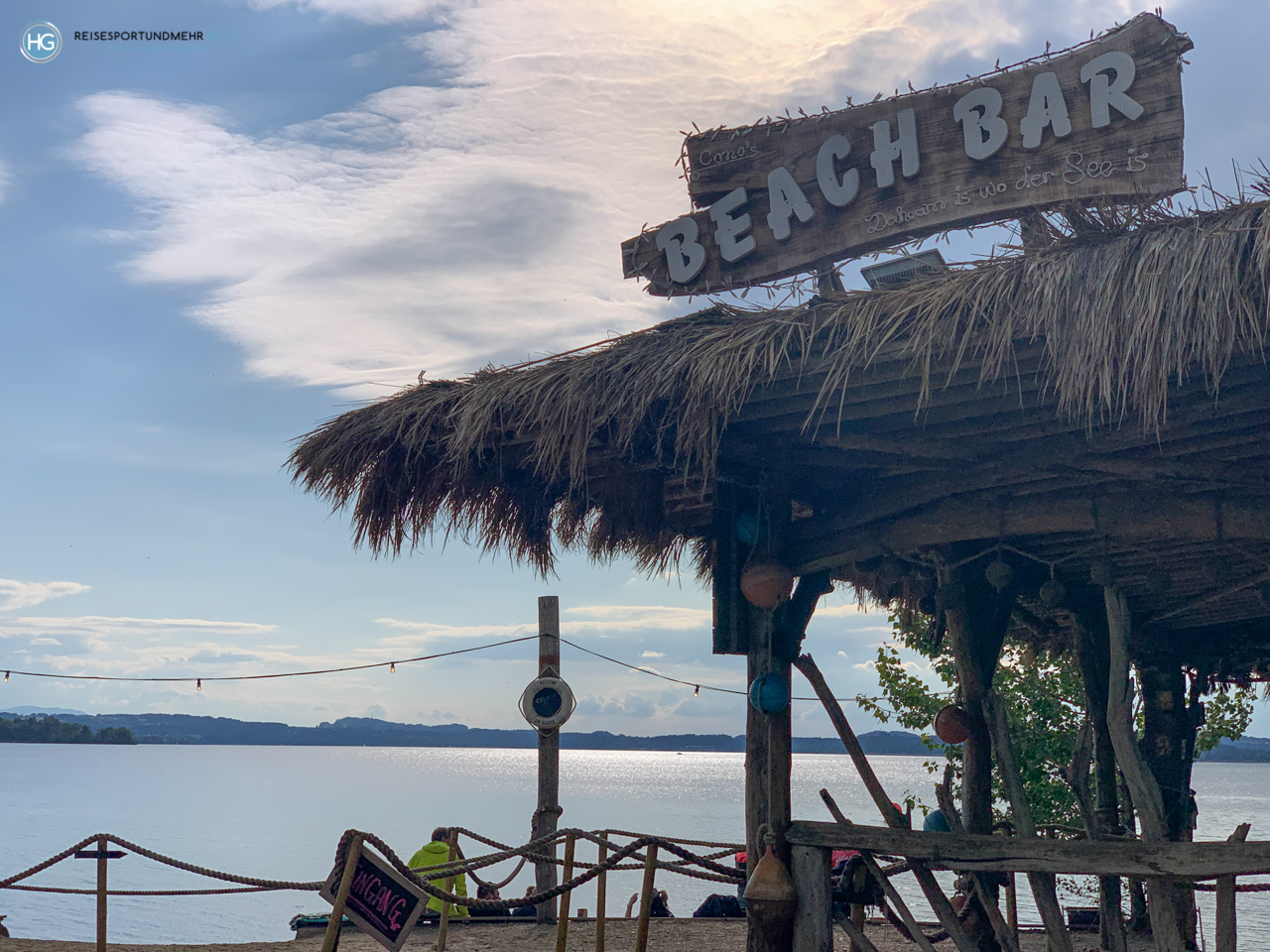 Mit dem Crossbike um den Chiemsee im Mai 2020 (Foto: Hanns Gröner)