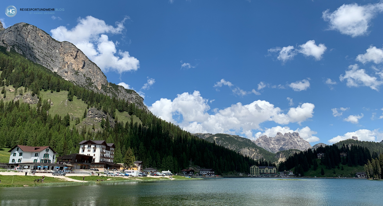Misurinasee mit Blick Richtung Monte Piana