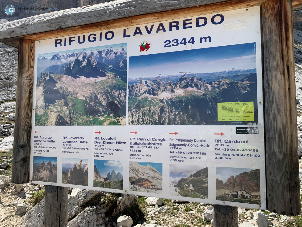 Drei Zinnen 2020 - Rifugio Lavaredo (Foto: Hanns Gröner)