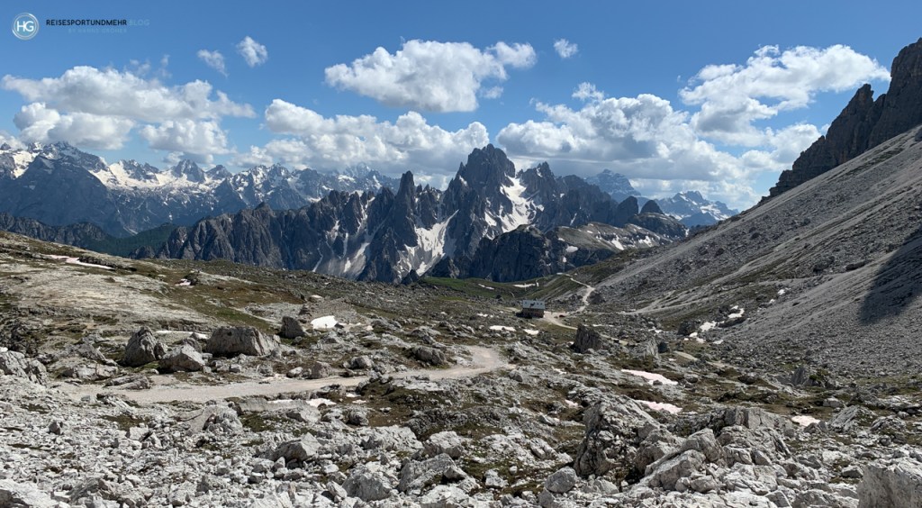 Lavaredohütte unterhalb der Drei Zinnen 2020 (Foto: Hanns Gröner)
