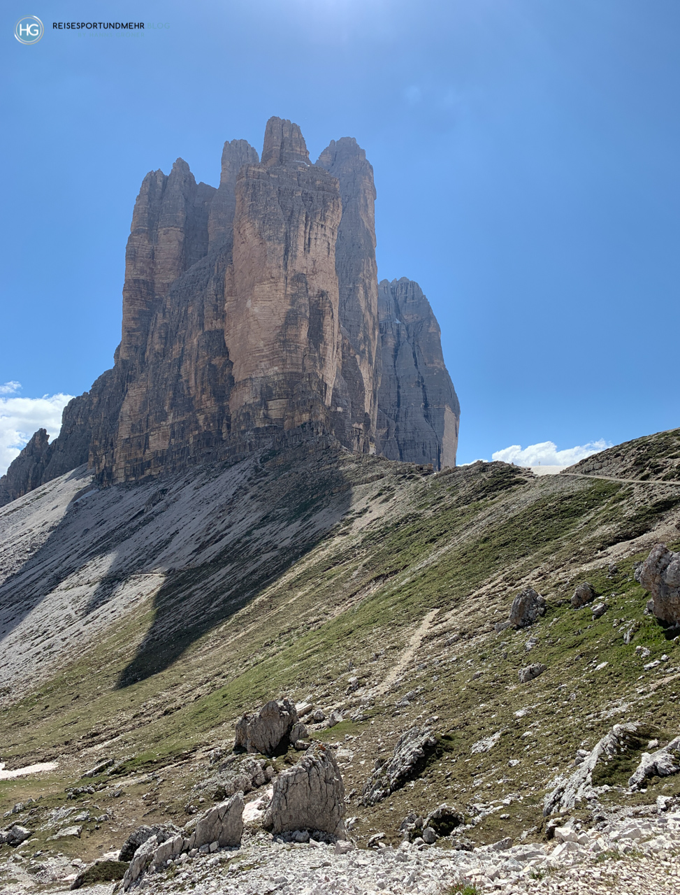 Drei Zinnen 2020 - Unterhalb des Patersattel (Foto: Hanns Gröner)