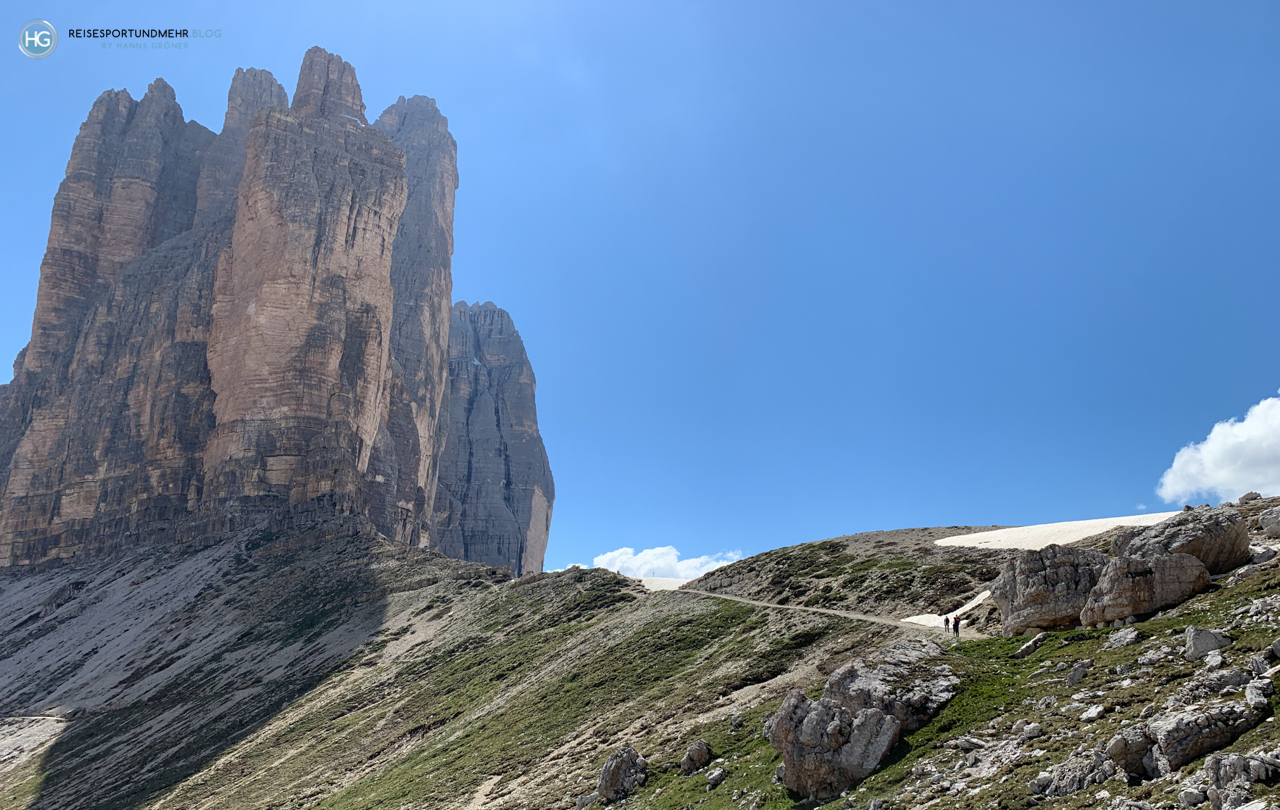 Drei Zinnen 2020 - Unterhalb des Patersattel (Foto: Hanns Gröner)