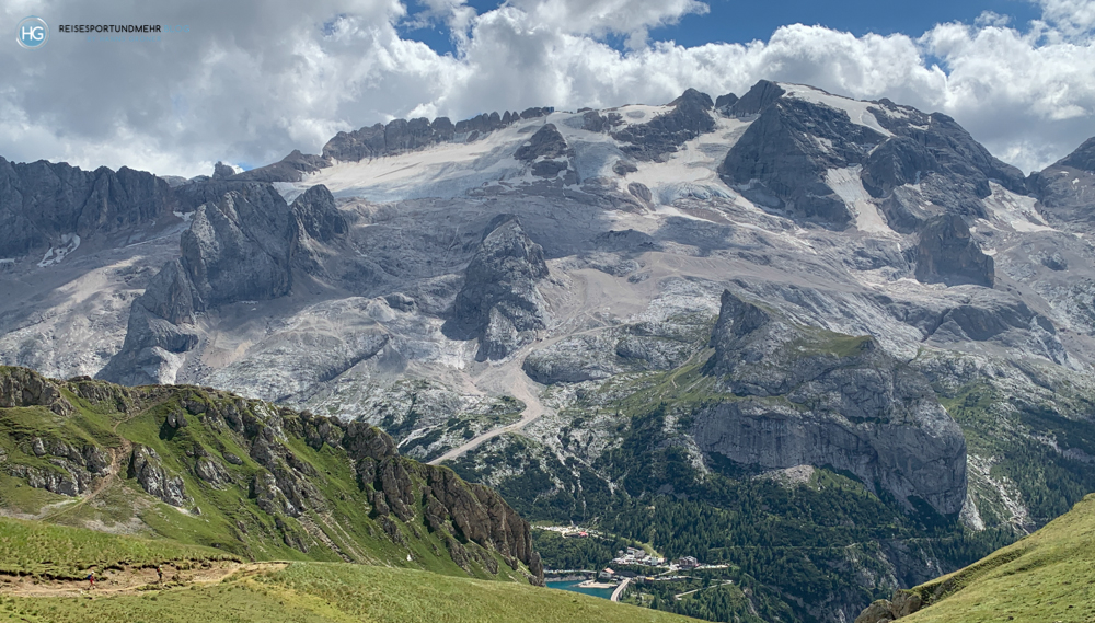 Sella Ronda mit dem eBike - Marmolada (Foto: Hanns Gröner)