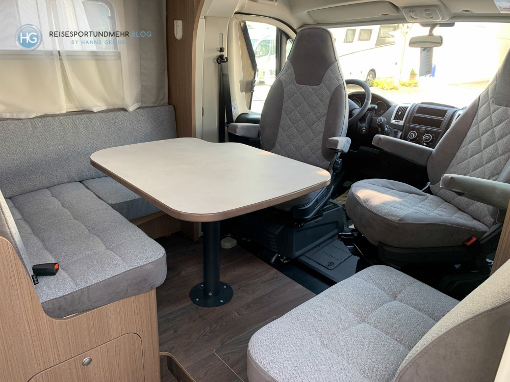 Carado T447 Modell 2021 Wohnbereich (Foto: Hanns Gröner)