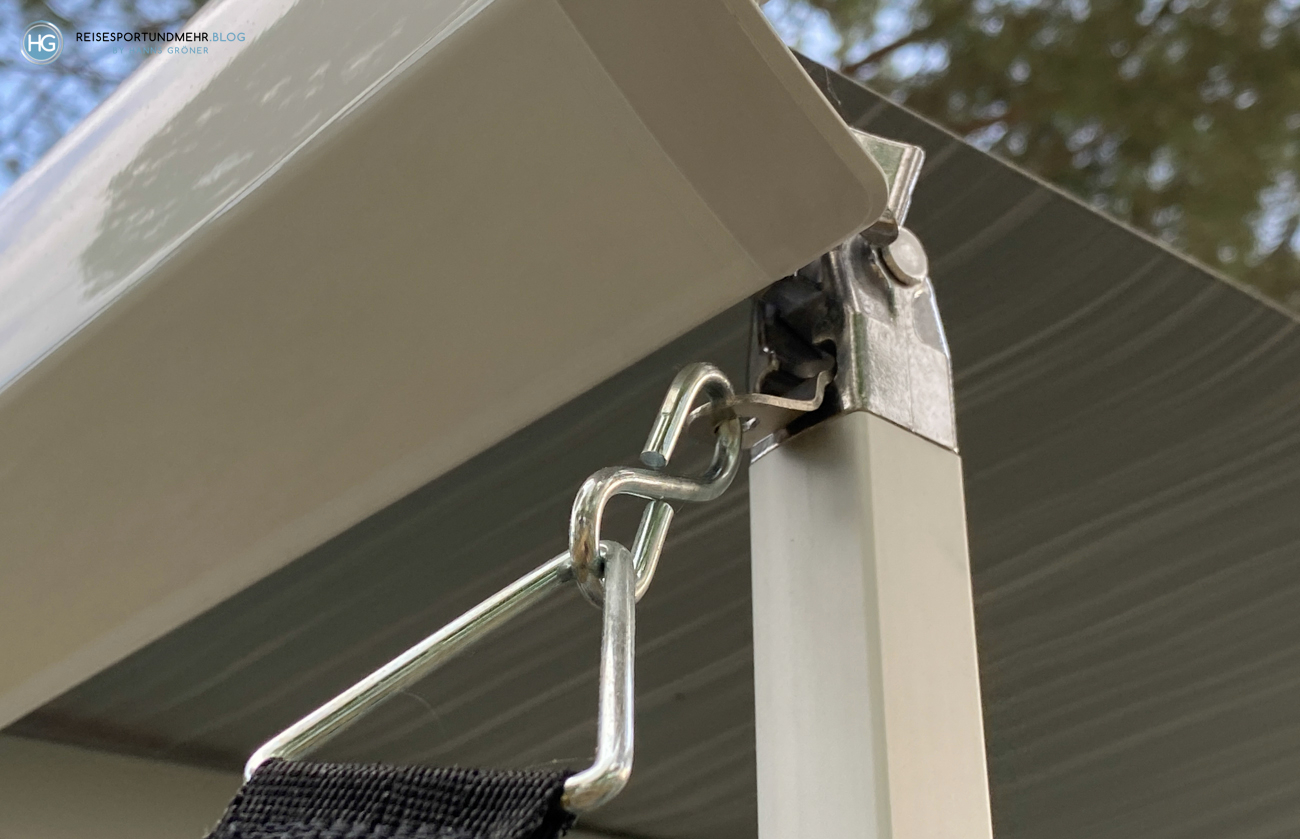 Thule Sturmband für Wohnmobil Omnistor Markise (Foto: Hanns Gröner)