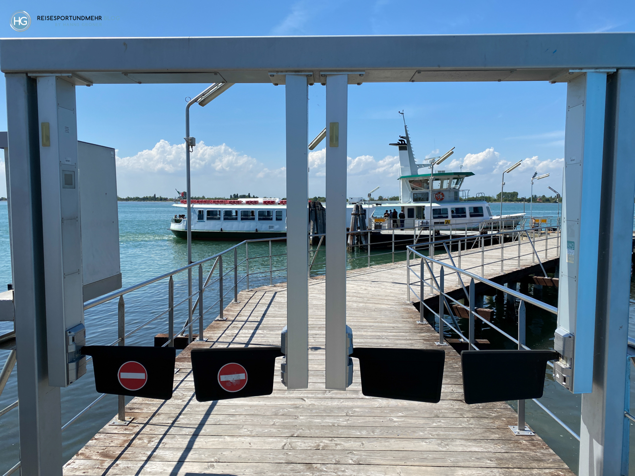 Schiffsanleger in Punta Sabbioni an Pfingsten 2021 (Foto: Hanns Gröner)