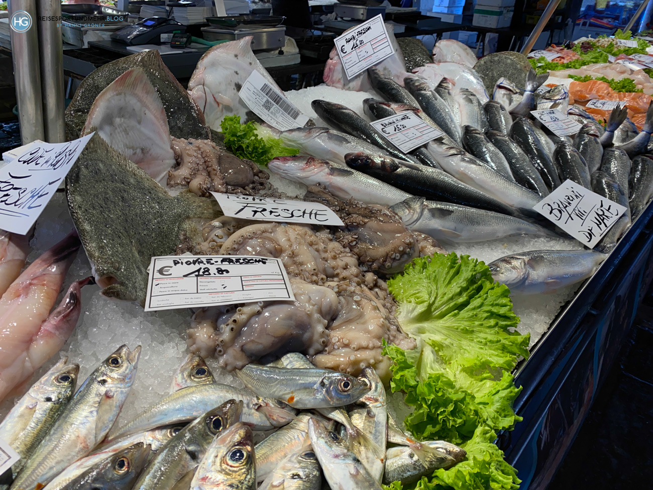 Venedig 2021 - Fischmarkt Rialto (Foto: Hanns Gröner)