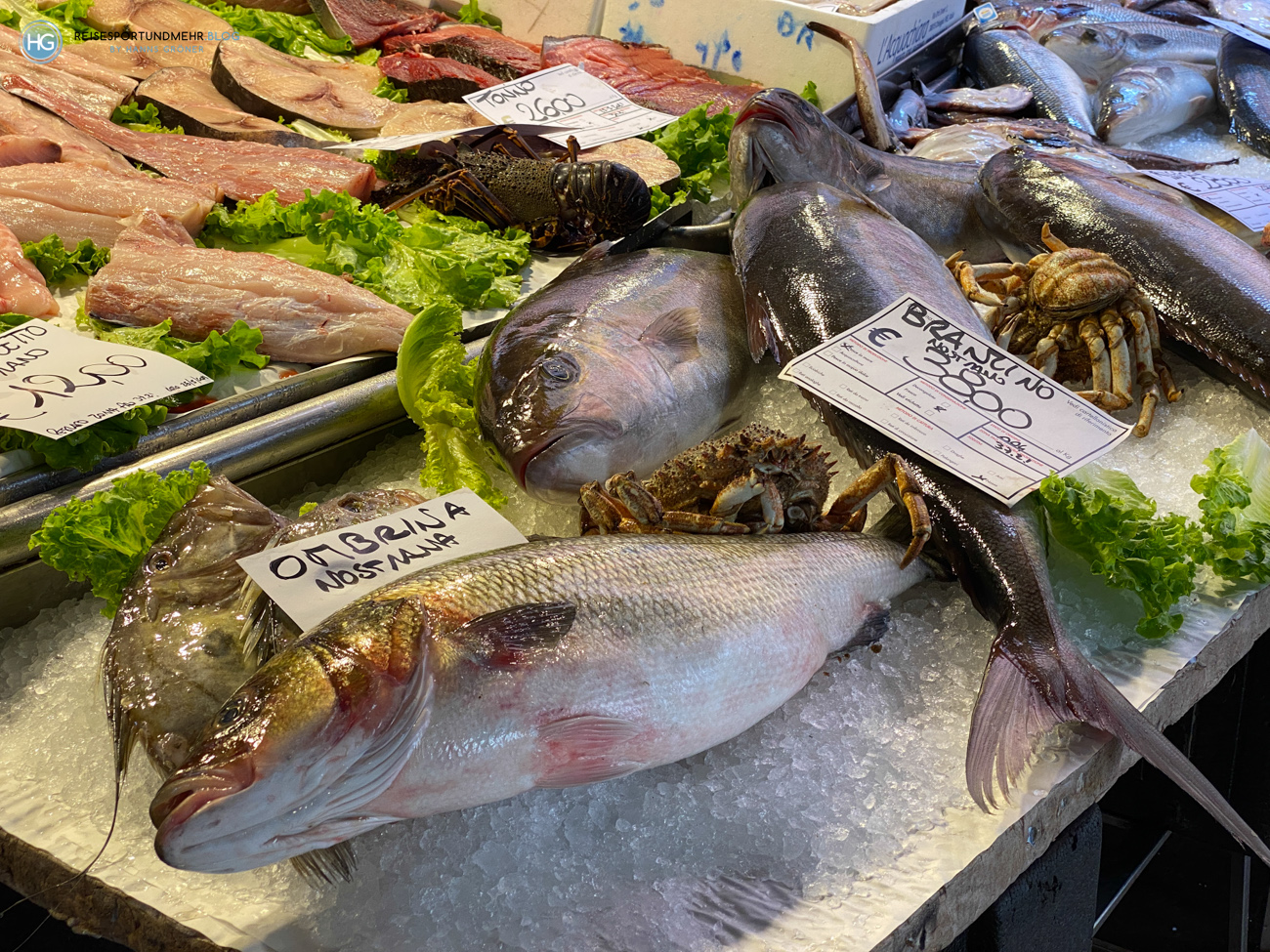 Venedig 2021 - Fischmarkt Rialto (Foto: Hanns Gröner)