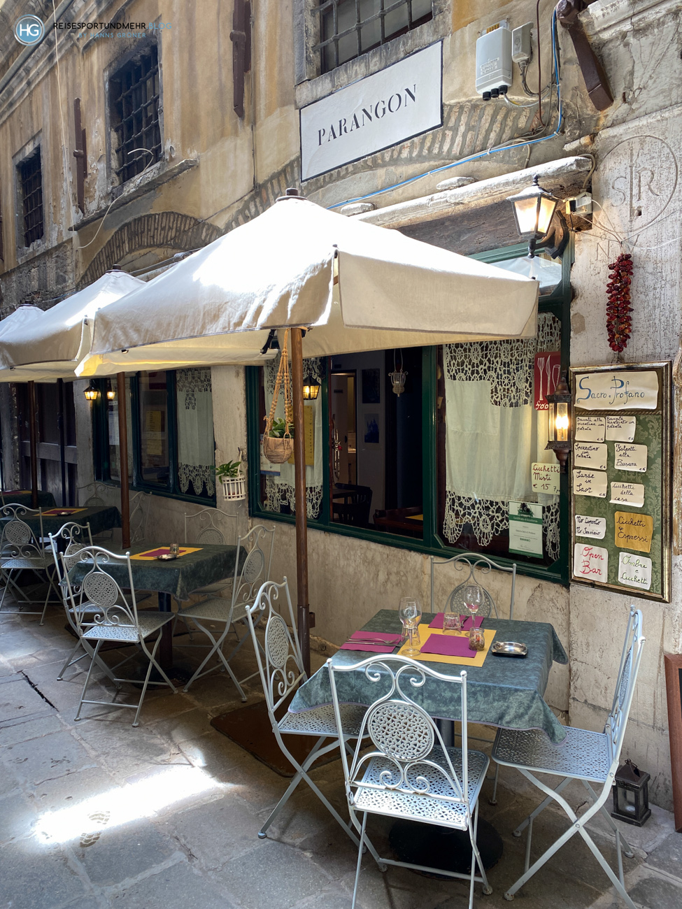 Venedig Pfingsten 2021 - Bar nahe Rialto Foto: Hanns Gröner)