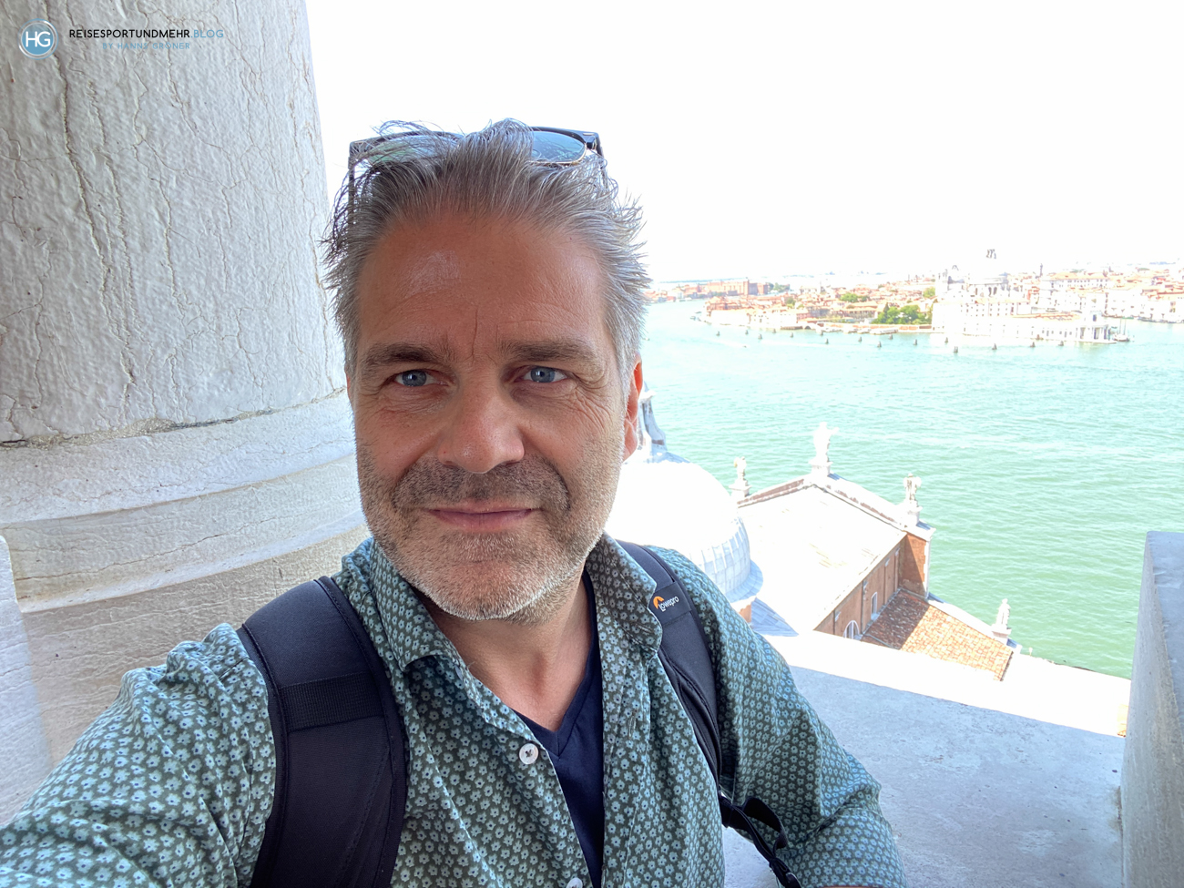 Venedig Pfingsten 2021 - wunderbare Aussicht vom Glockenturm San Giorgio (Foto: Hanns Gröner)