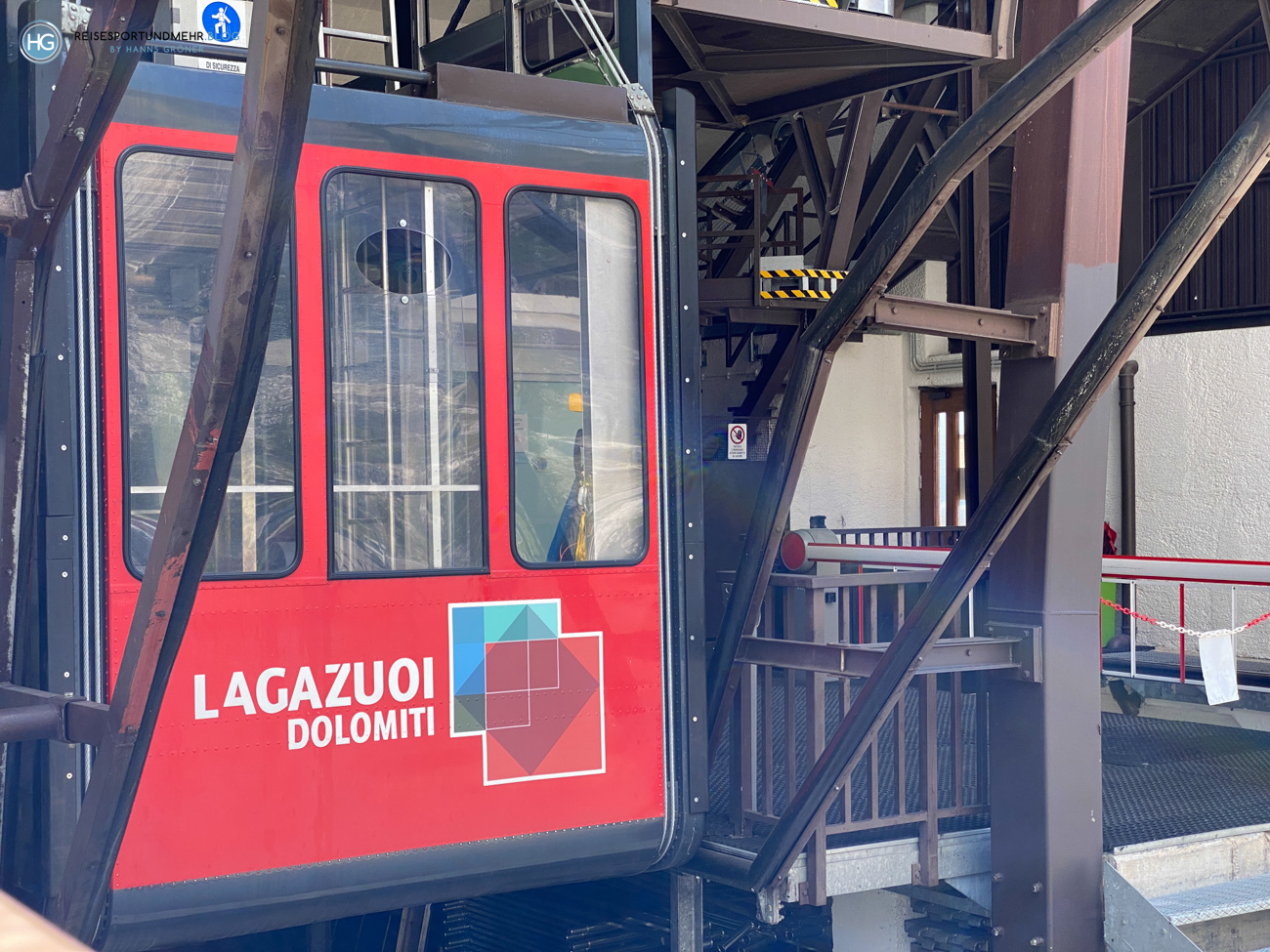 Talstation der Seilbahn auf den Lagazuoi (Foto: Hanns Gröner)