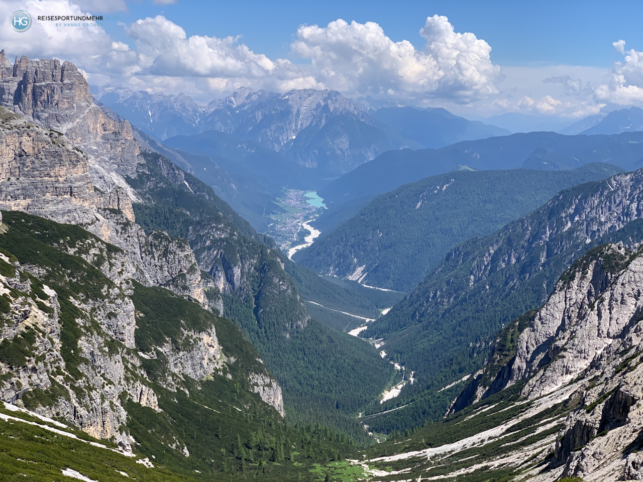Dolomiten 2020 - Drei Zinnen - Blick Richtung Auronzosee (Foto: Hanns Gröner)
