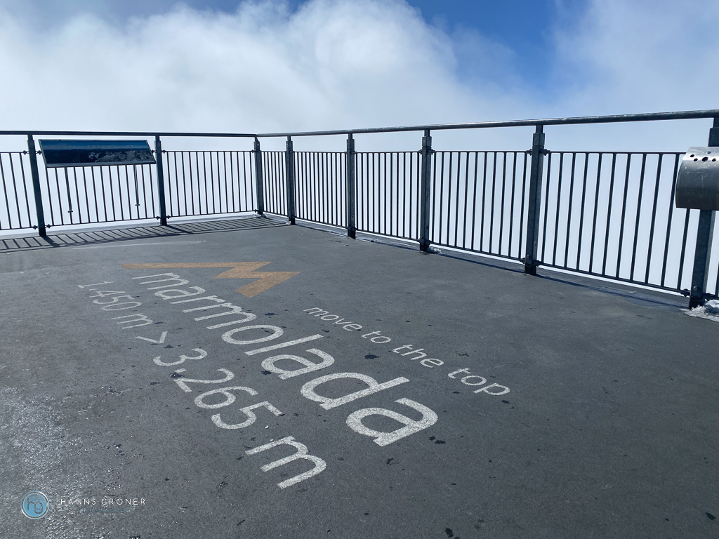 Dolomiten - zwischen Arabba und Marmolada im April 2022 (Foto: Hanns Gröner)